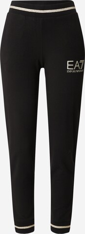 EA7 Emporio Armani Kalhoty – černá: přední strana