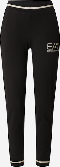 Pantaloni EA7 Emporio Armani pe auriu / negru, Vizualizare produs