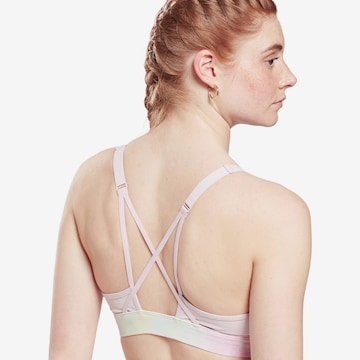 Reebok Bustier Sportmelltartók 'Lux Strappy' - rózsaszín