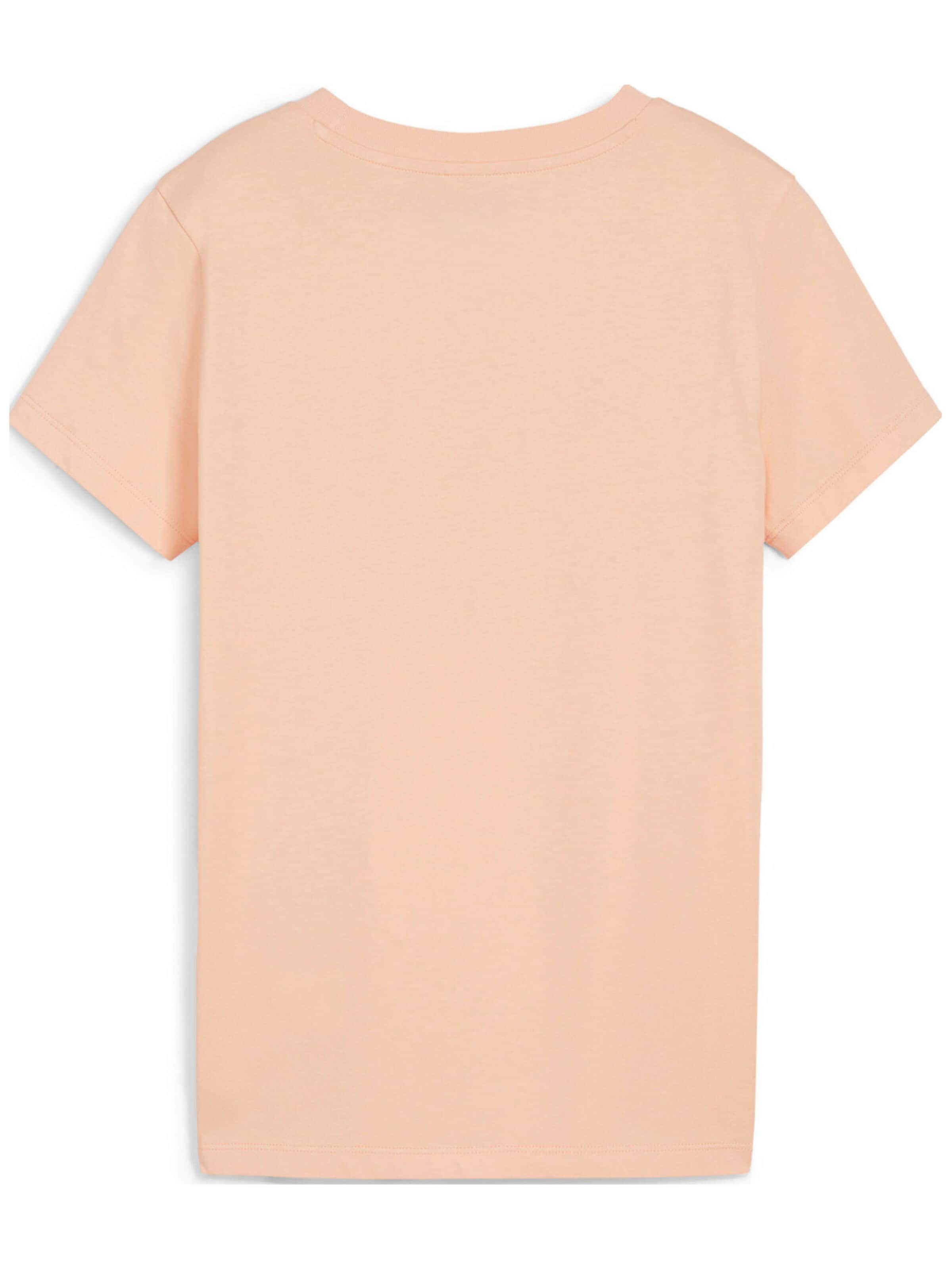 Maglietta 'Puma Classics Shiny Logo Tee S' di PUMA in arancione