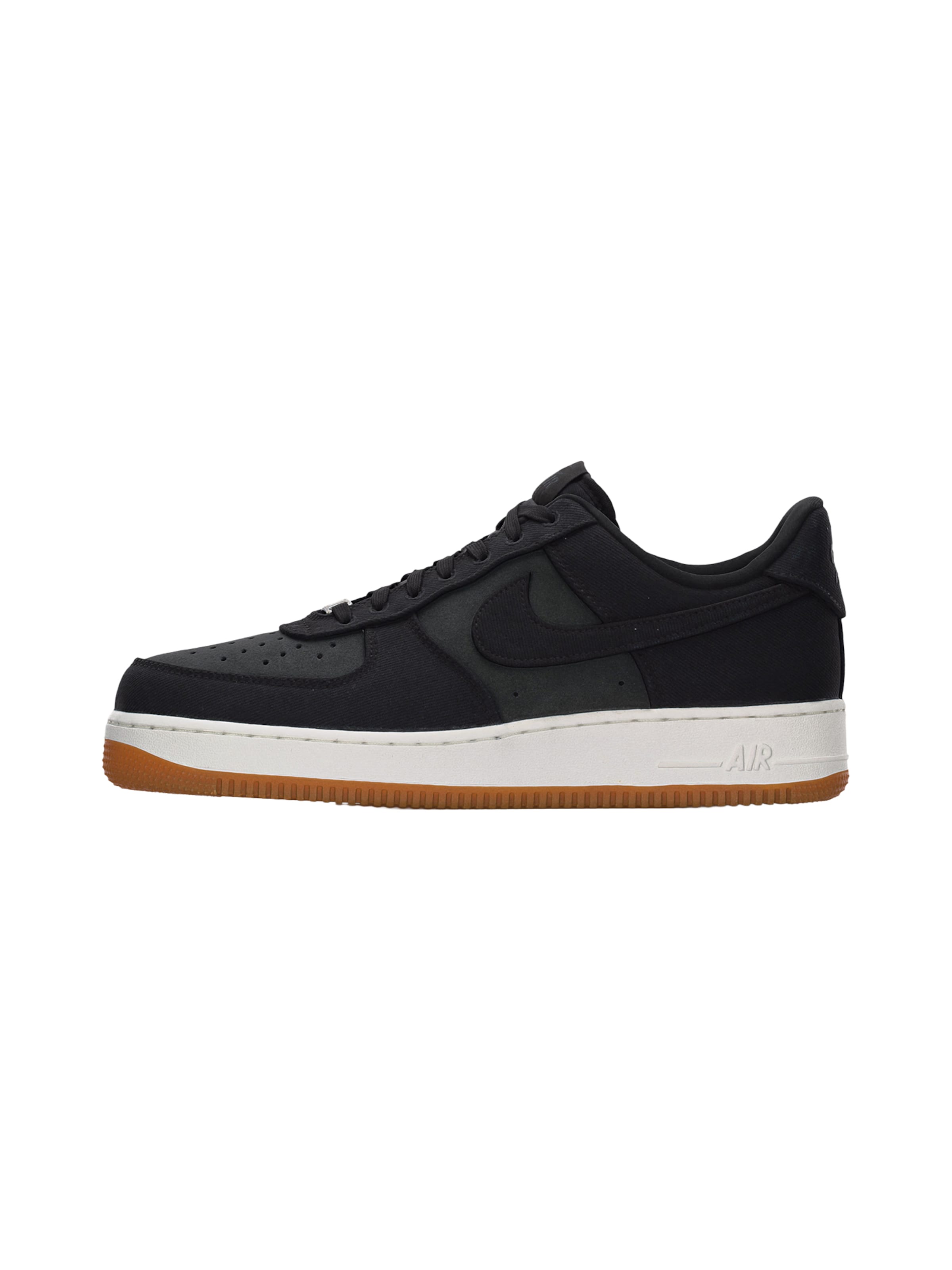 Nike Sportswear Ниски маратонки 'Air Force 1 '07 LV8' в черно: отпред
