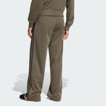 ADIDAS ORIGINALS Wide Leg Hose 'Firebird' in Braun