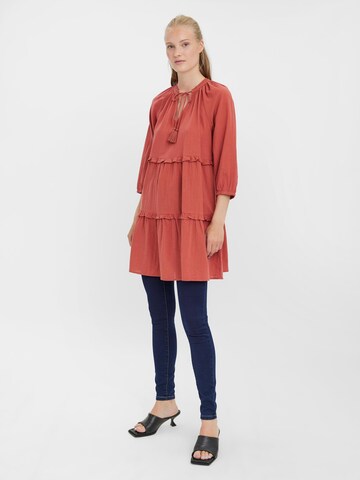 Tunique 'Line' VERO MODA en rouge