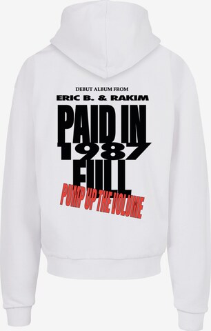 Sweat-shirt 'Eric B & Rakim - Pump up the volume' Merchcode en blanc