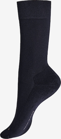 Hudson Socken 'Air Plush' in Blau: Vorderseite