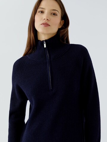 OUI Strickkleid in Blau