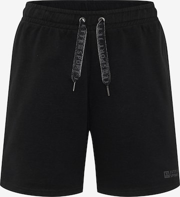 Jette Sport Loose fit Pants in Black: front