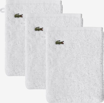 LACOSTE Washcloth in White: front