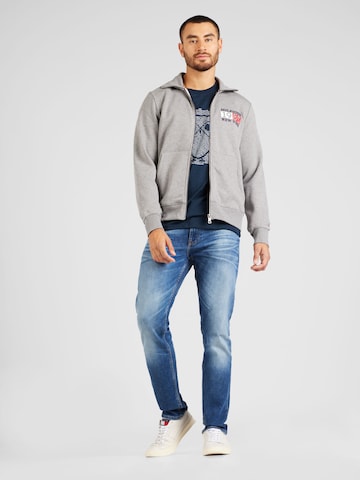 TOMMY HILFIGER Sweatjacke 'New York' in Grau