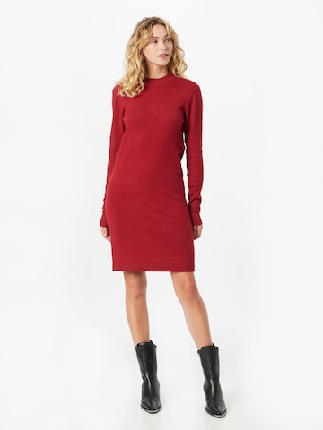 OBJECT - Vestido de punto 'Thess' en rojo: frente