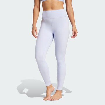 Skinny Pantalon de sport 'All Me Essentials' ADIDAS PERFORMANCE en violet : devant