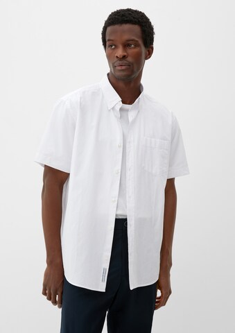 Coupe regular Chemise s.Oliver en blanc : devant