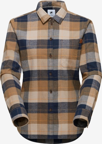 MAMMUT Funktionsbluse ‘Trovat’ in Blau: Vorderseite