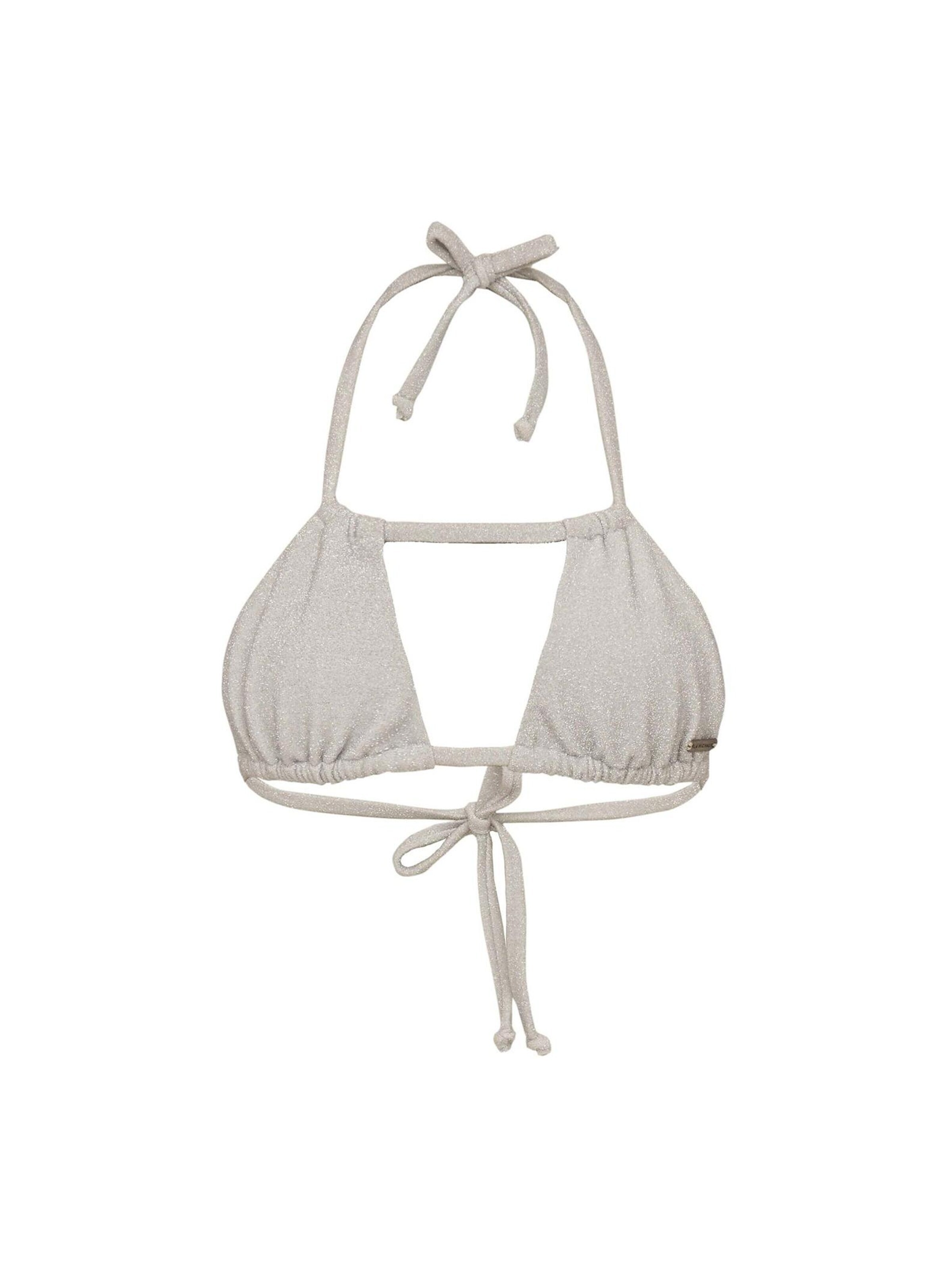 Bandeau Hauts de bikini 'OLIVIA' La Michaux en argent : devant