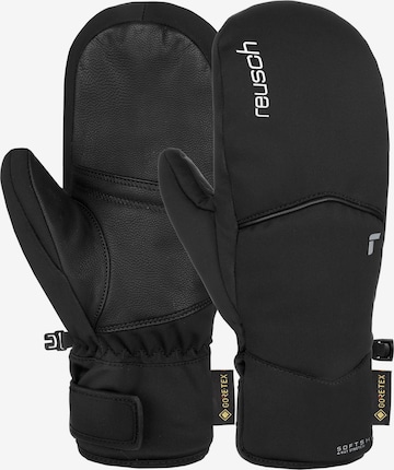 REUSCH Mittens in Black: front