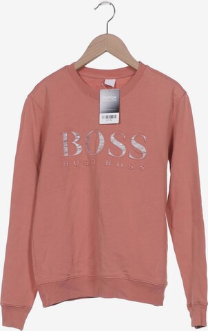 BOSS Sweatshirt & Zip-Up Hoodie in XS in Orange: front