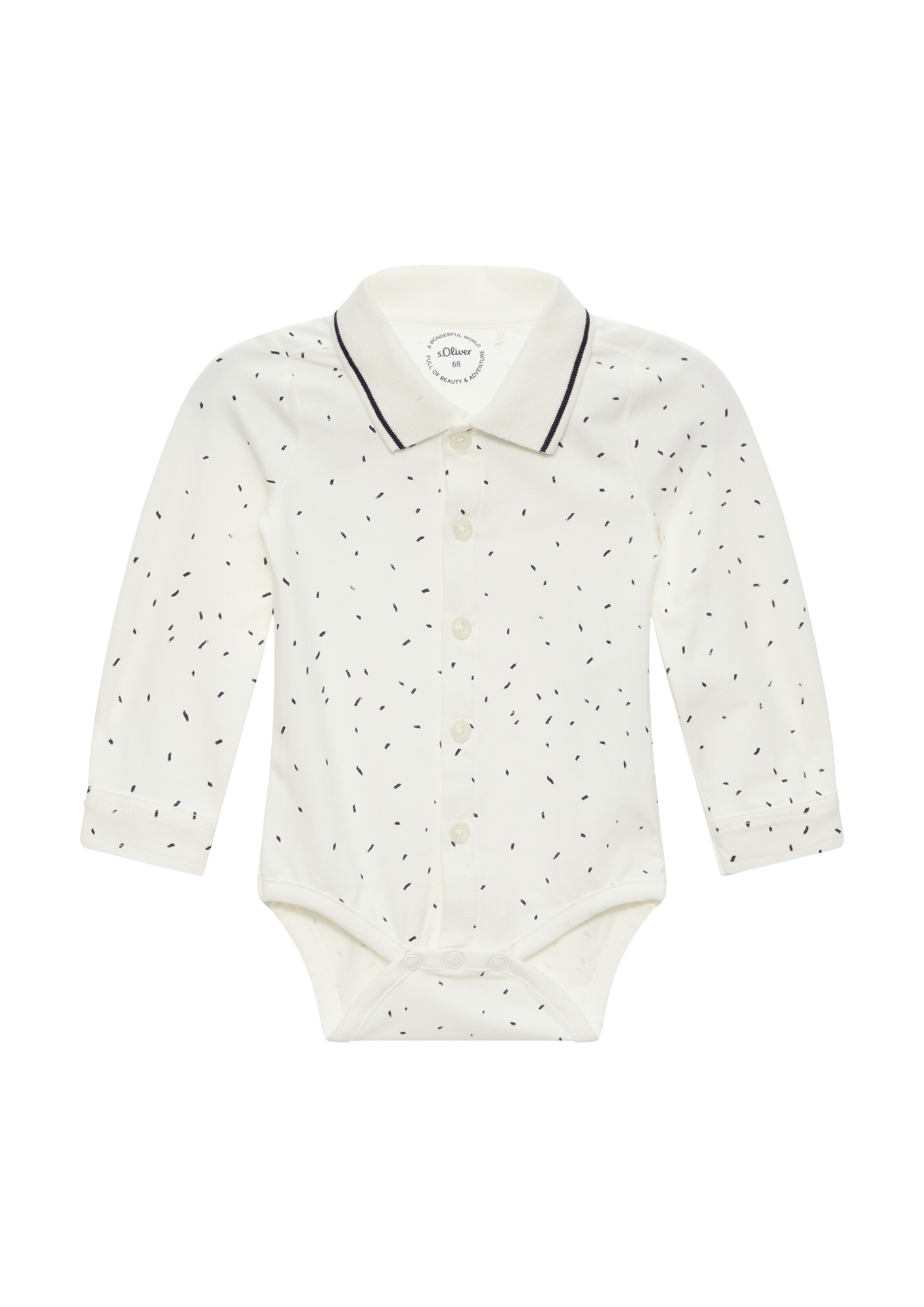 s.Oliver Средняя посадка Ползунки/боди в Белый: спереди