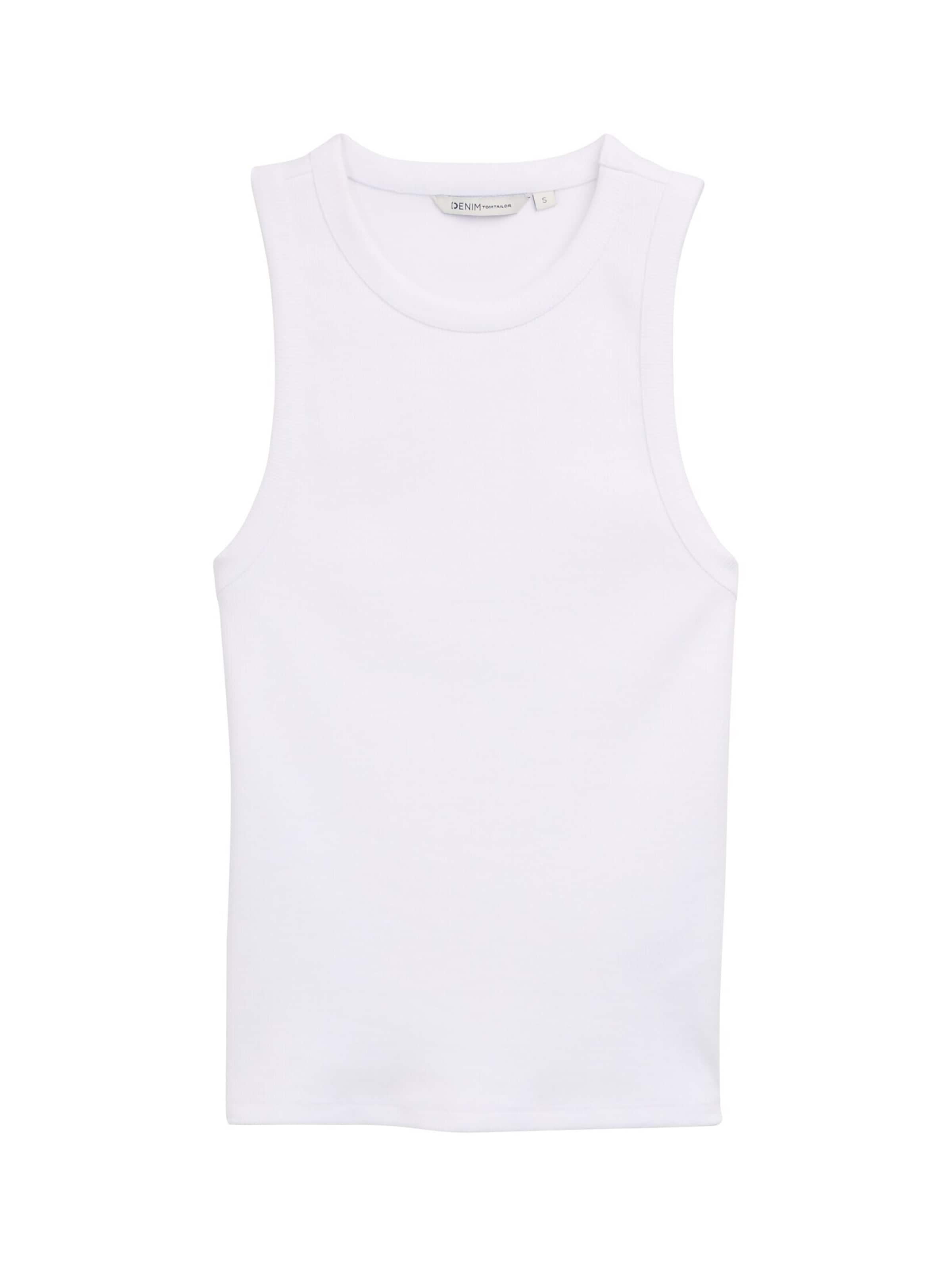 TOM TAILOR DENIM Top in de kleur Wit, Productweergave