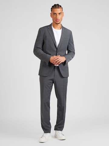 BOSS Black Slim fit Suit 'Huge' in Grey: front