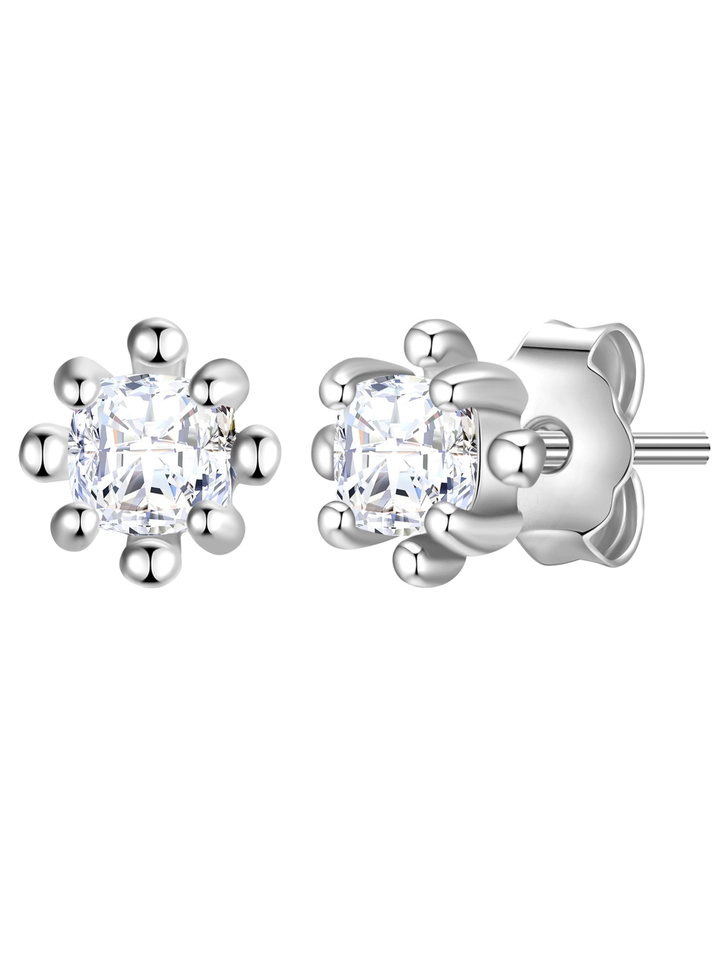 Boucles d'oreilles Glanzstücke München en argent : devant