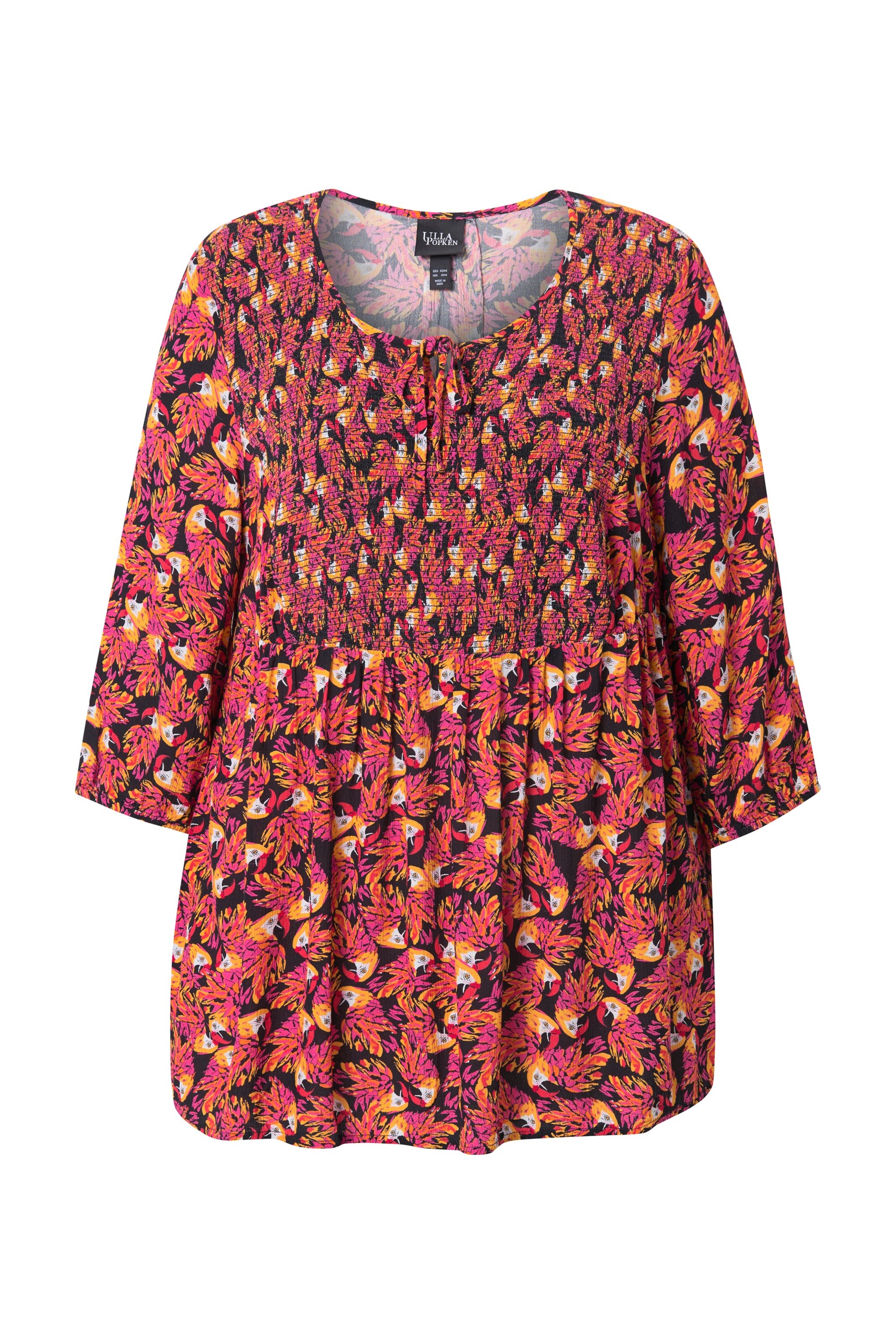 Ulla Popken Tuniek in Gemengde kleuren: voorkant