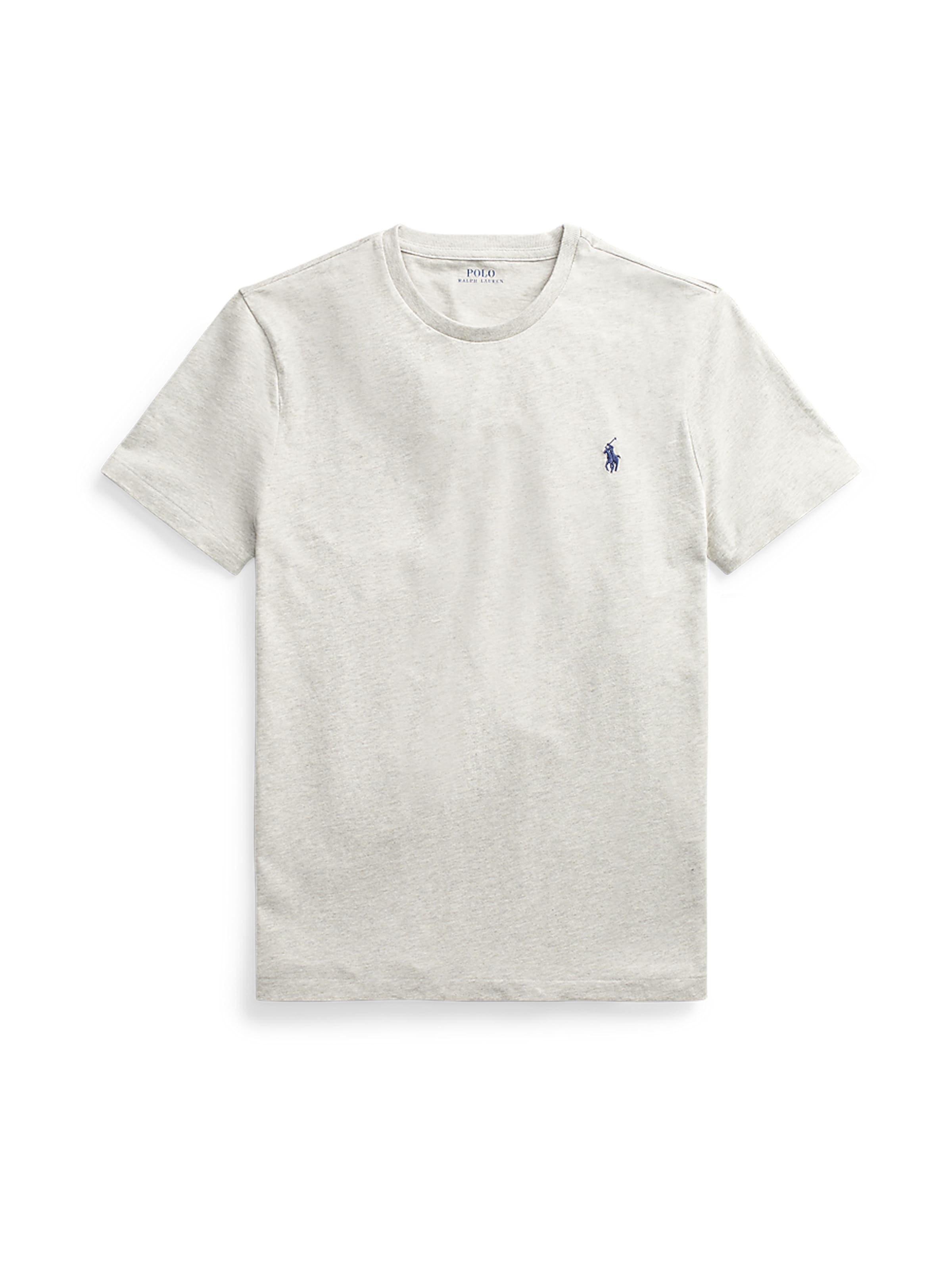 pelēks Polo Ralph Lauren Slim fit T-Krekls: no priekšpuses