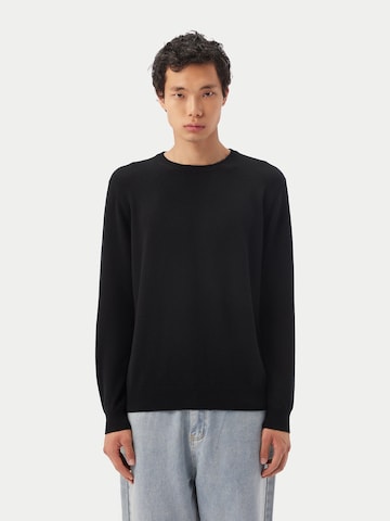 GOBI Cashmere Pullover 'Men's Essential Crewneck Cashmere Sweater'‌‌‌‌‌‌‌‌ in Schwarz
