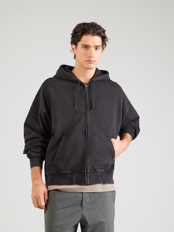 GAP Bluza rozpinana w kolorze czarny: przód