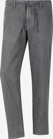 Jan Vanderstorm Loose fit Jeans ' Eikka ' in Grey: front