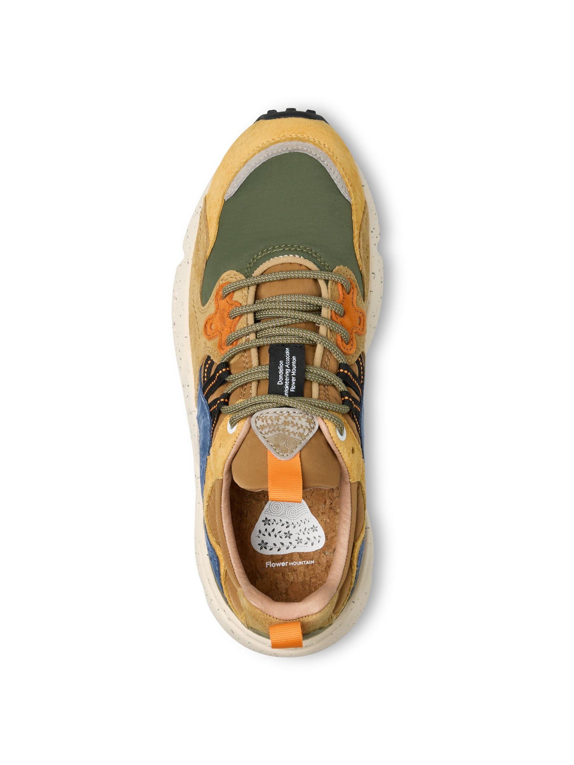Baskets basses 'YAMANO 3 UNI' Flower Mountain en vert