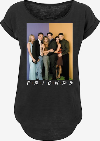 T-shirt 'Friends Group Photo' F4NT4STIC en noir : devant