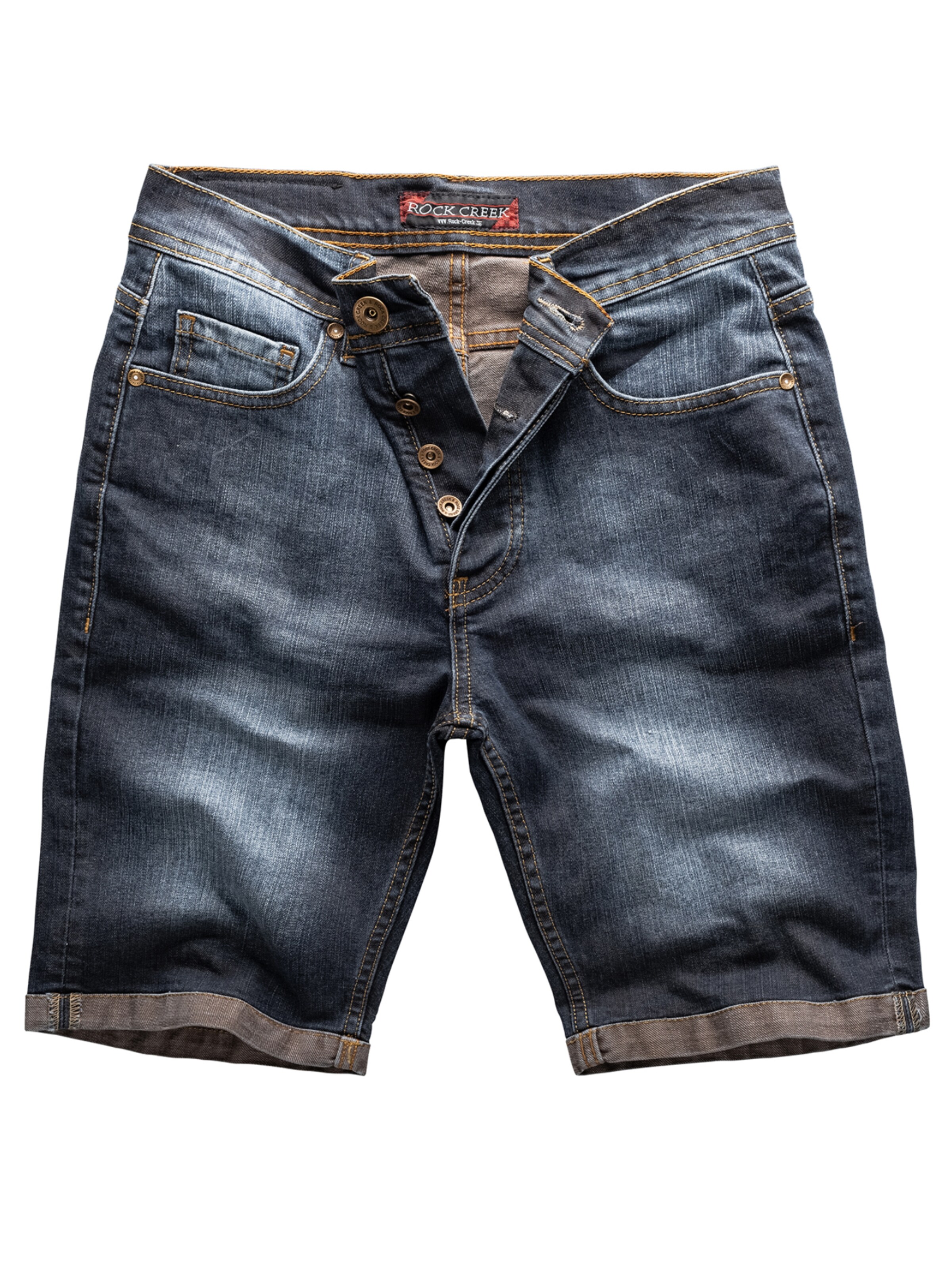 Rock Creek Regular Shorts in Blau: Vorderseite