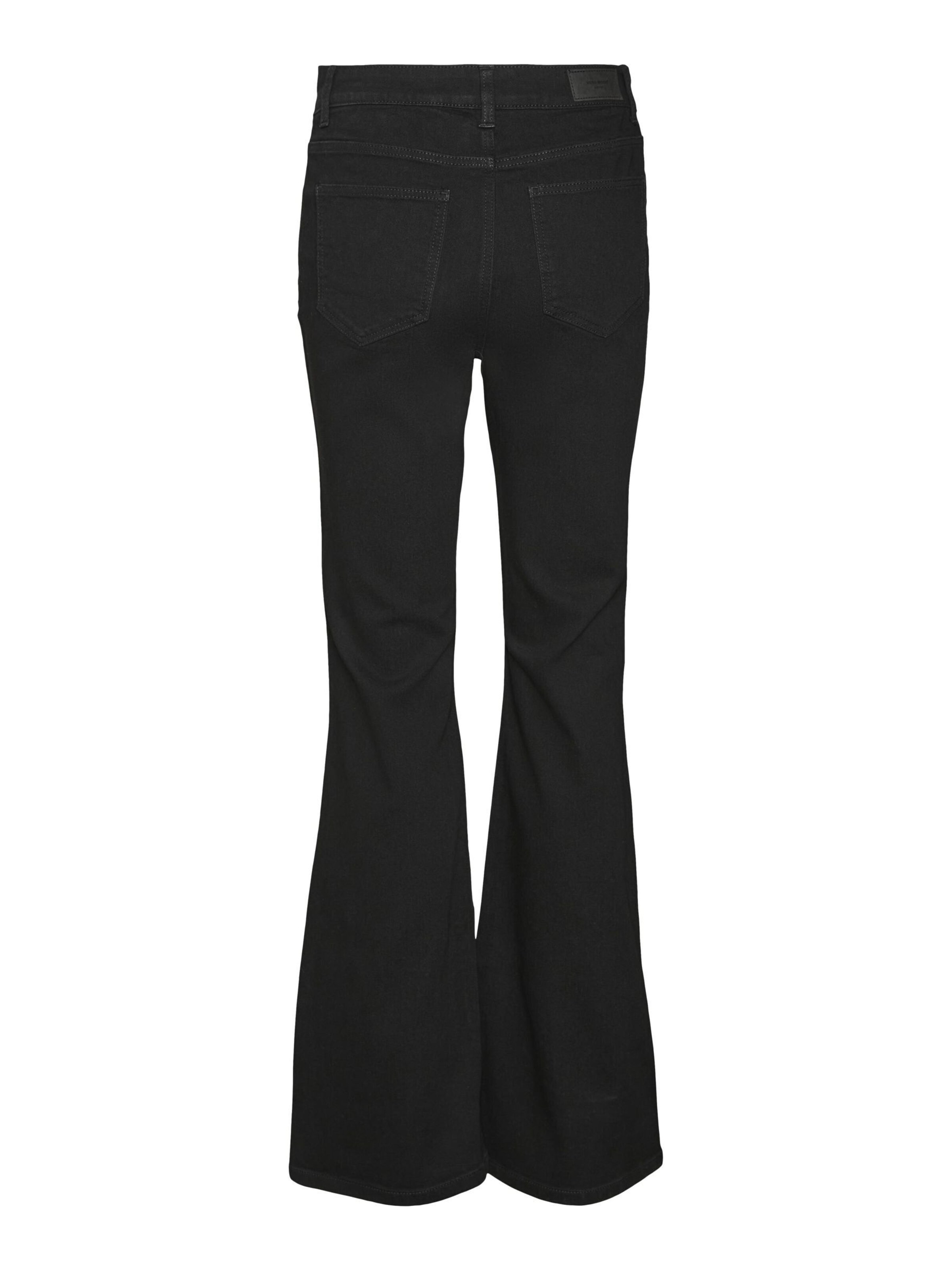VERO MODA Flared Jeans in Zwart