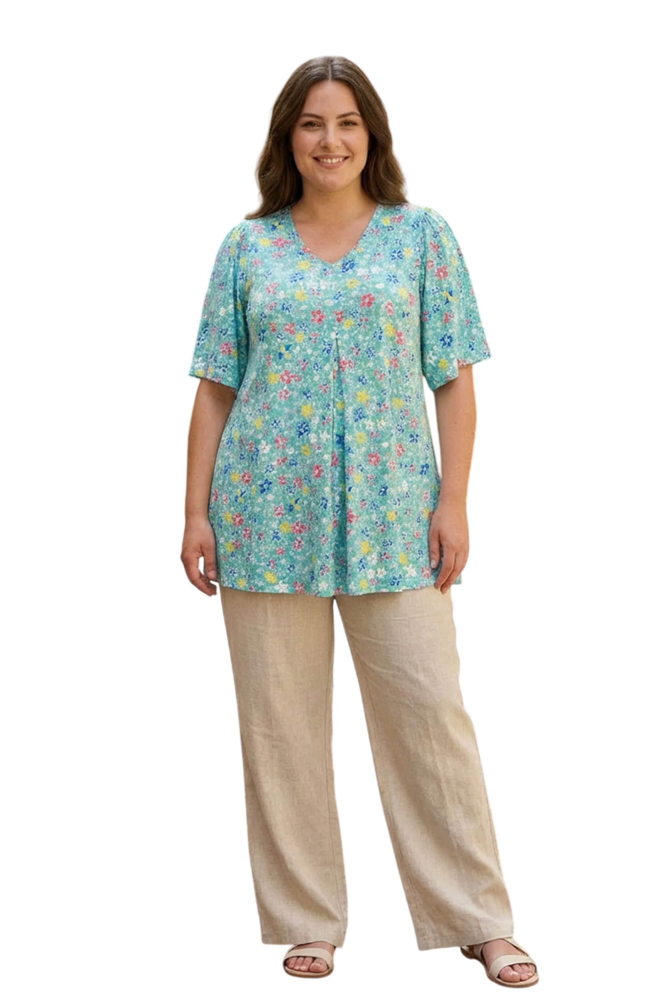 Stil Diva Blouse in Green