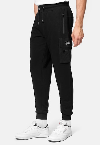 trueprodigy Regular Cargo Pants ' George ' in Black: front