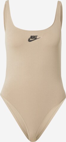 Nike Sportswear Bodi majica | zelena barva: sprednja stran