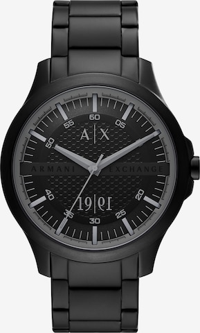 ARMANI EXCHANGE Uhr in Schwarz: predná strana