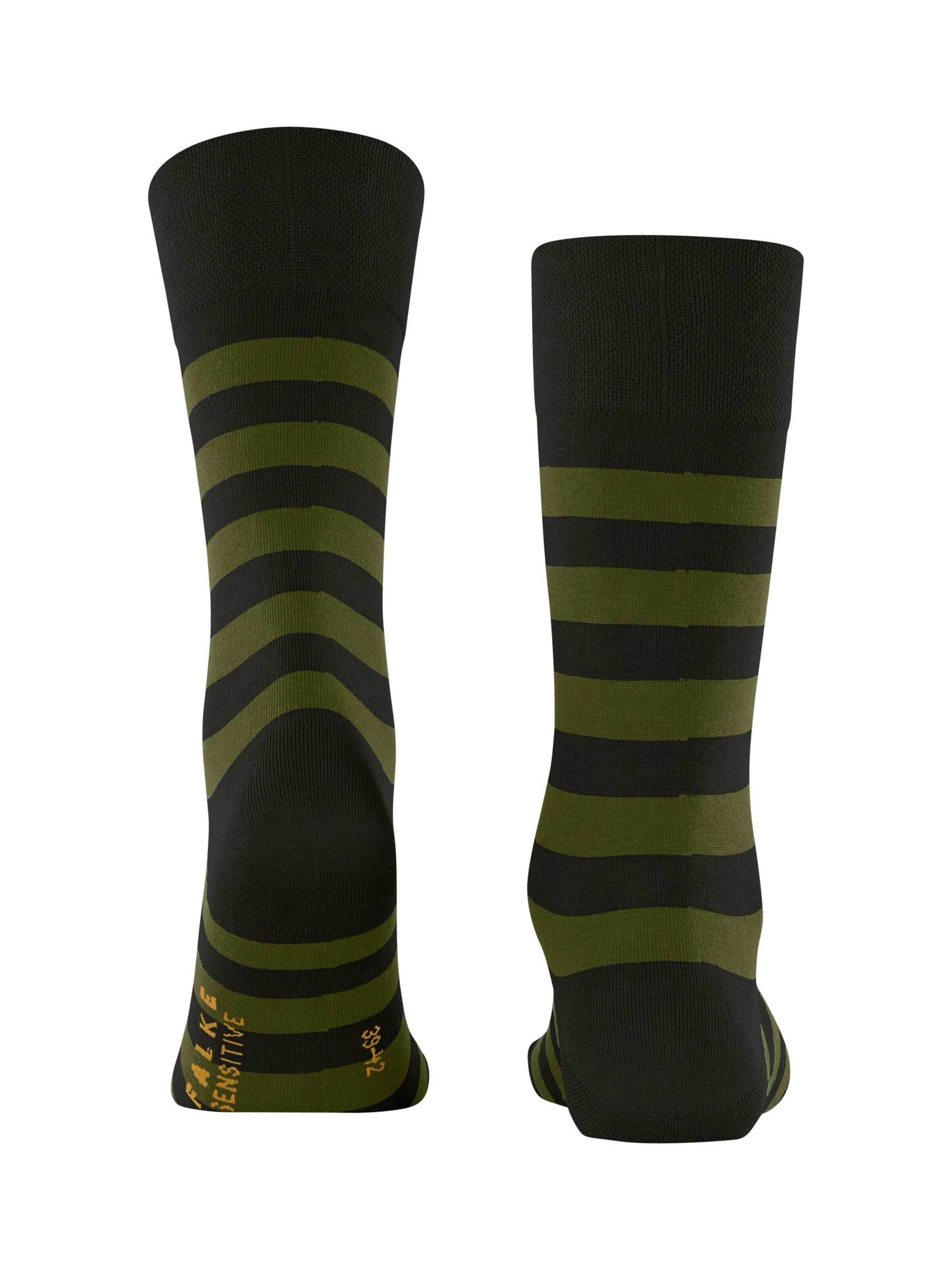 FALKE Socken 'Sensitive Mappd Line'‌‌‌ in Grün
