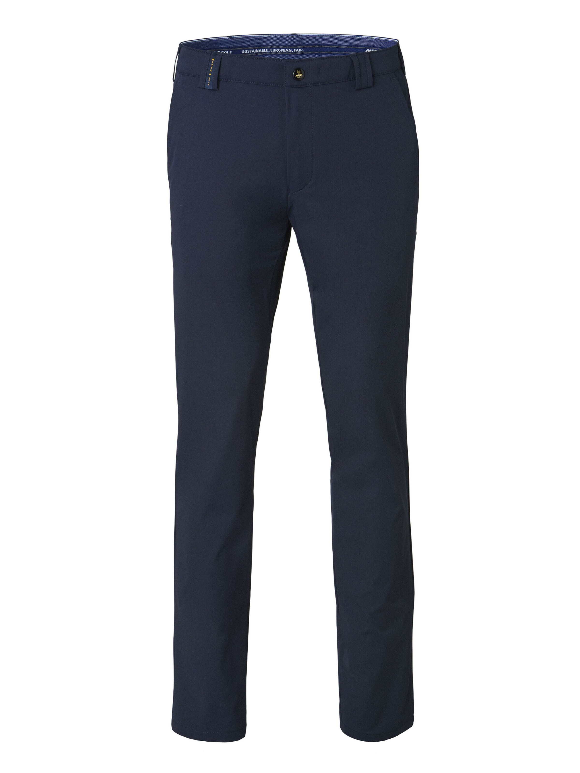 MEYER Chinohose 'Oakmont 2-8626', atmungsaktiv in Blau: Vorderseite
