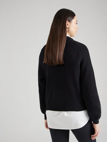 QS Pullover in Schwarz