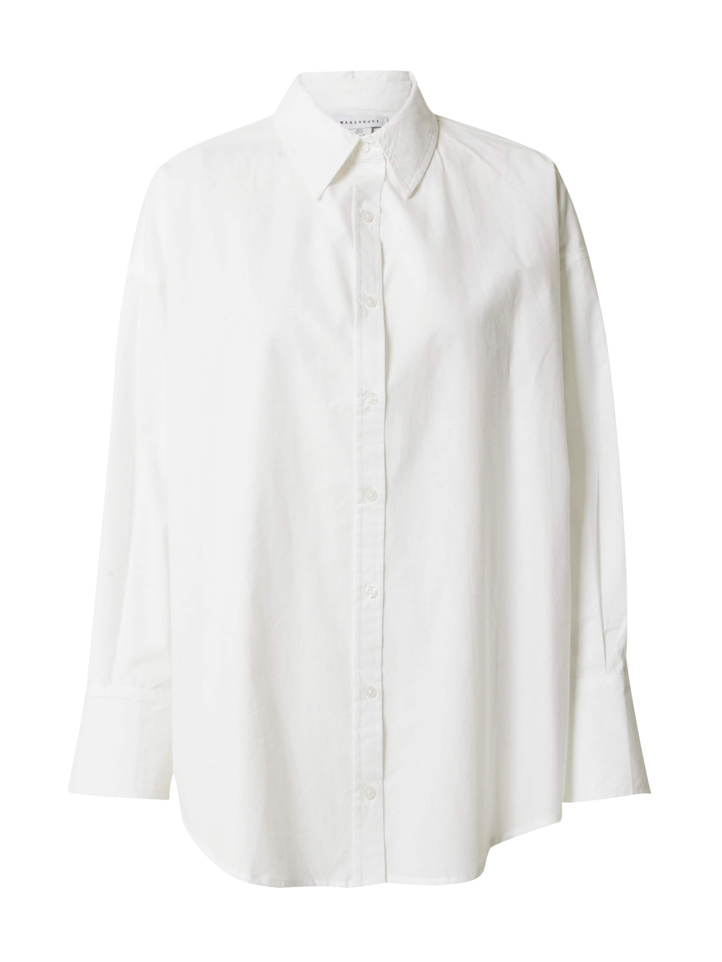 Warehouse Bluse in Weiß: Vorderseite
