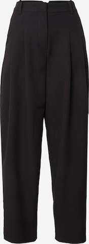 VERO MODA Loose fit Pleat-Front Pants 'ISABELLE' in Black: front