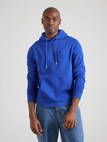 Felpa 'Matteo' di 19V69 ITALIA in blu: frontale