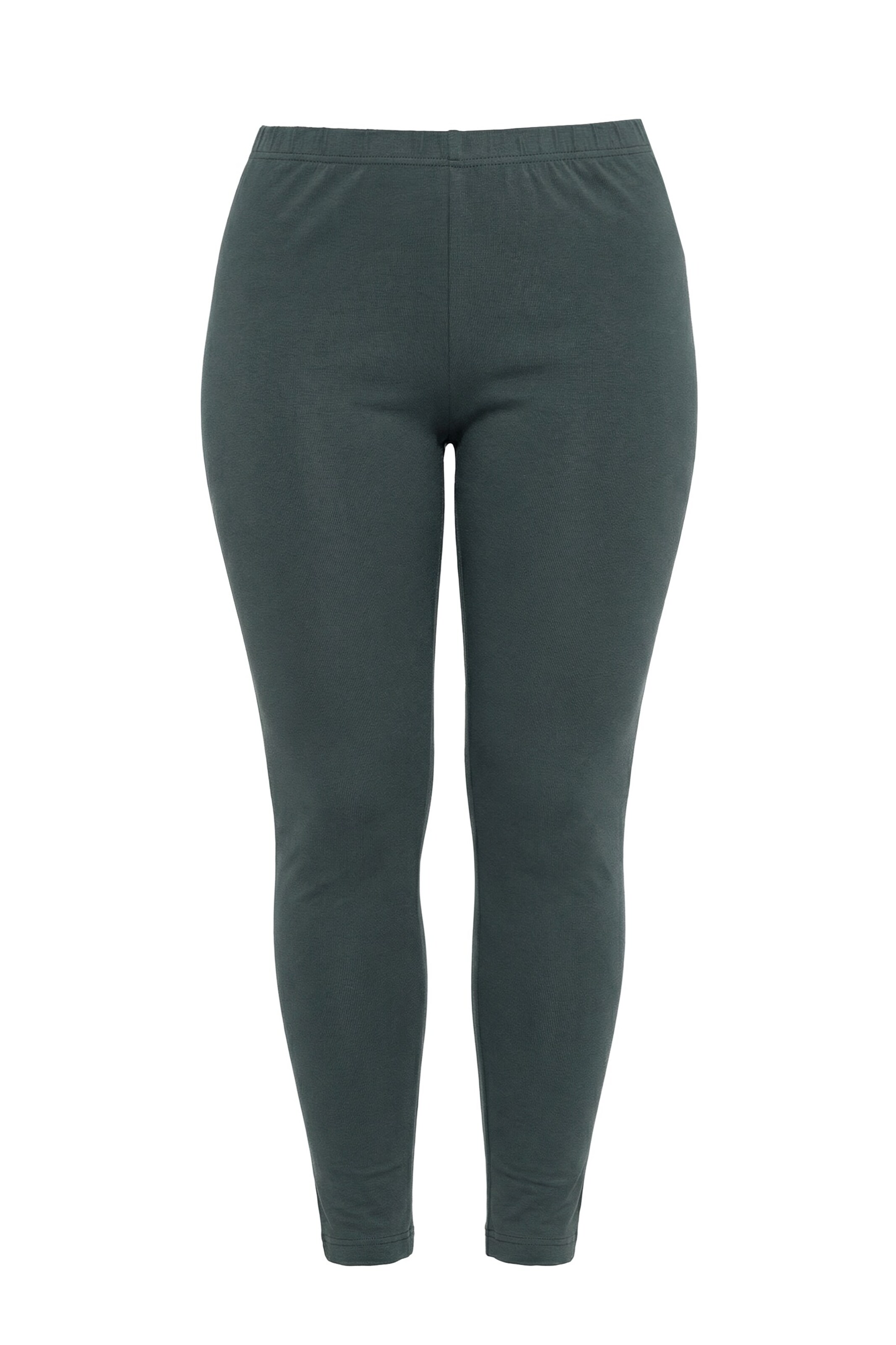 Ulla Popken Leggings in Green: front