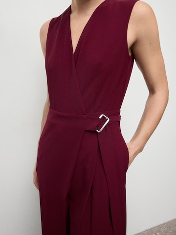 MANGO Jumpsuit in Red