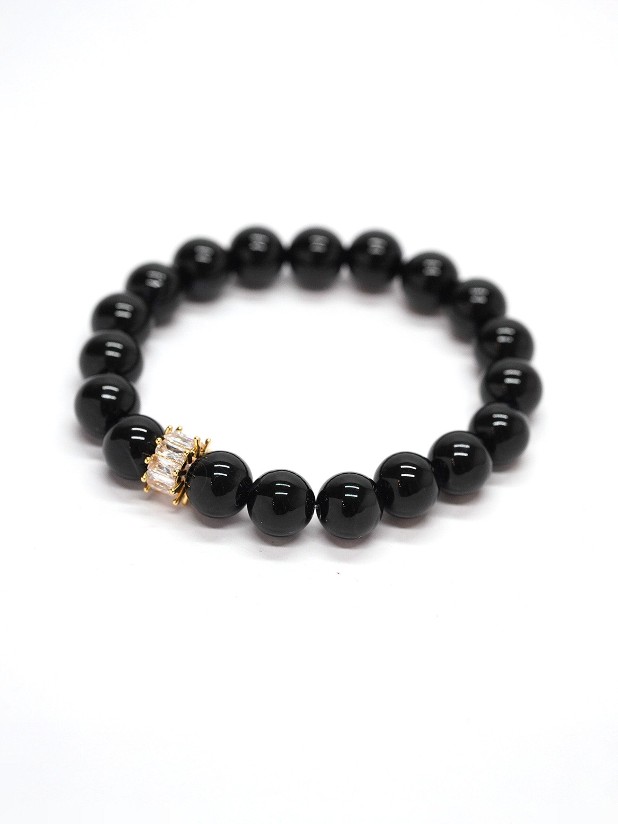 Secret Stones Bracelet in Black: front