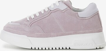 Sneaker bassa di CAFè NOIR in lilla: frontale