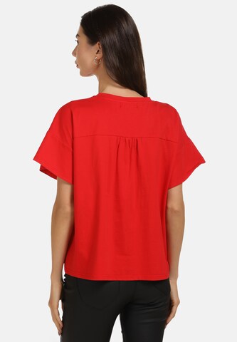 T-shirt faina en rouge