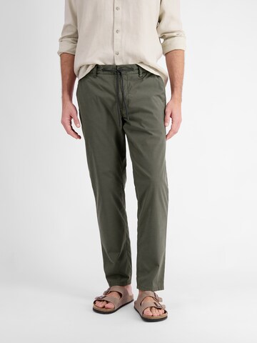 LERROS Regular Chino trousers in Green: front
