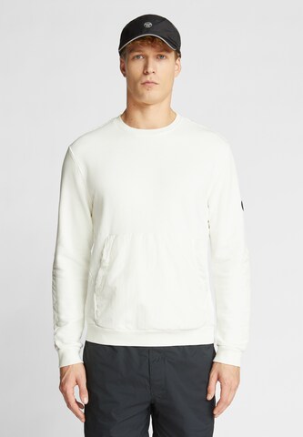 North Sails Sweatshirt in White: front